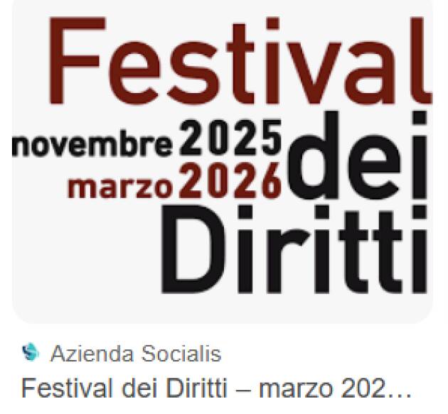 (CR) Festival dei Diritti 2026: ultimi appuntamenti in calendario in tutta la provincia