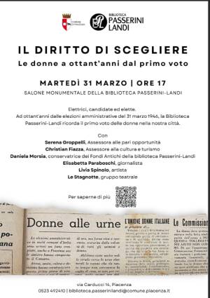 (PC) Donne protagoniste  del voto per il primo Consiglio comunale del Dopoguerra. 