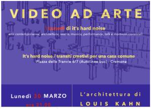Video ad Arte / i Lunedì di it’s hard noise