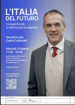 L’ITALIA DEL FUTURO: COMPETITIVITÀ E RIFORME PER LA CRESCITA