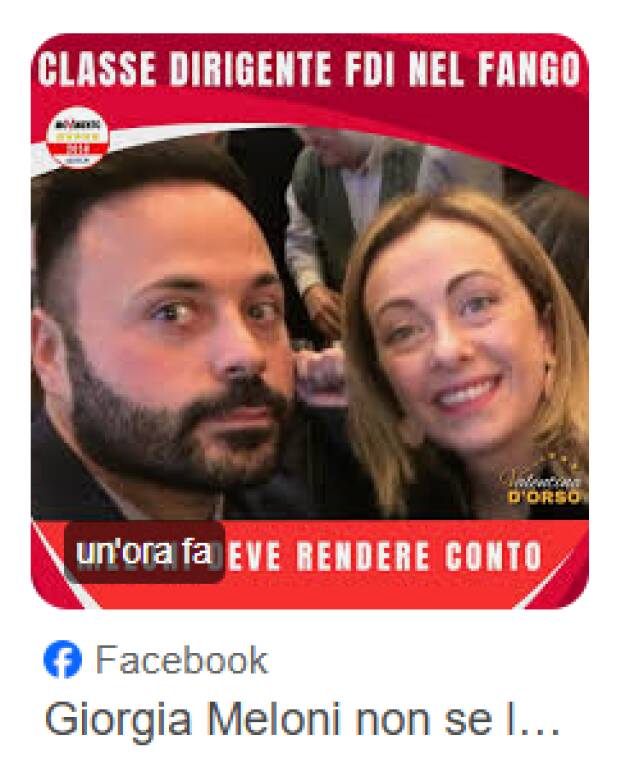 Mafia, Di Marco (M5s): «Come ha fatto Amico ad accreditarsi in FdI ?