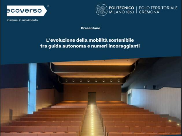 MOBILITÀ SOSTENIBILE: AL POLO DI CREMONA DEL POLITECNICO DI MILANO TORNA LA ECOVERSO R-ACE