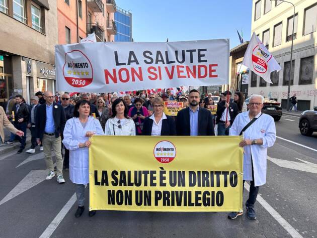 “IN PIAZZA PERCHÉ LA SALUTE È UN DIRITTO”, Di Marco (M5s):