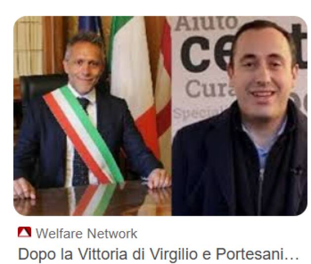 PORTESANI A VIRGILIO: RISTABILITA LA VERITÀ. MAI PRESO ATTO DI NULLA