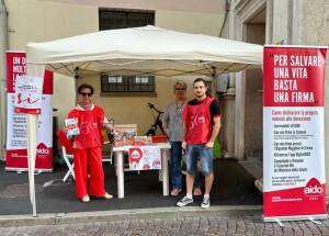 Crema Domenica 19 aprile AIDO e ASSR Crema in piazza per la donazione organi