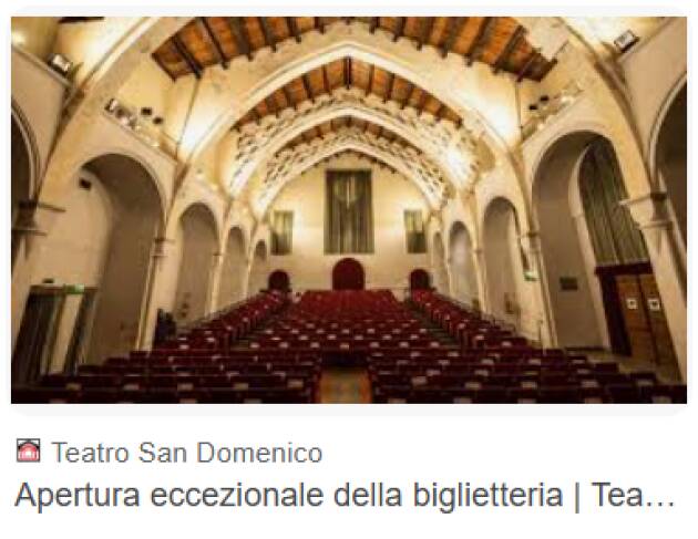 Crema Gli appuntamenti previsti dal 20 aprile  presso la Fondazione San Domenico