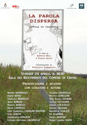 Crema La Parola Dispersa poesia in raccolta