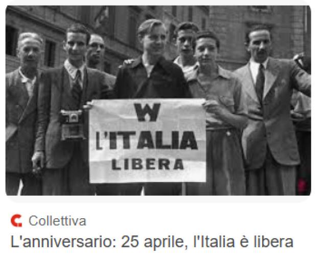 25 Aprile: festa della liberazione | Lena Francesco
