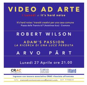(CR) VIDEO AD ARTE  A cura di: it’s hard noise,CRAC,Centro ITARD Lombardia