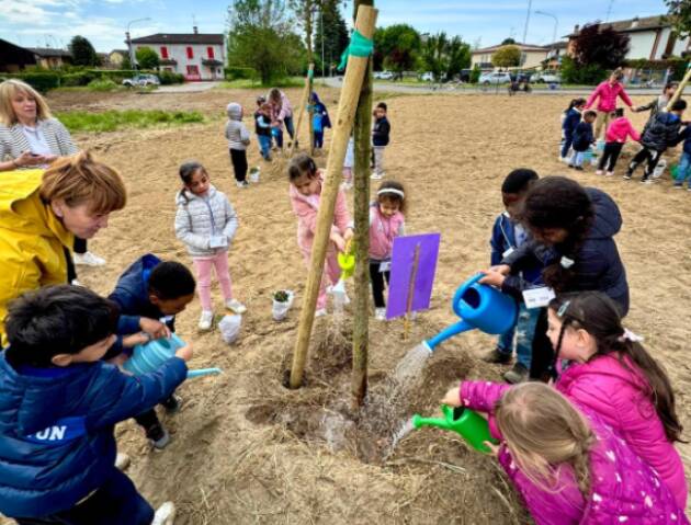 Soresina Oltre 150 bambini piantano il futuro
