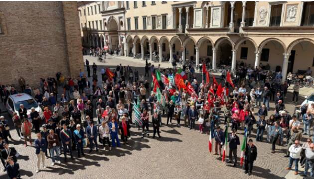 Crema il discorso del Sindaco in occasione  manifestazione  25 aprile 2026.
