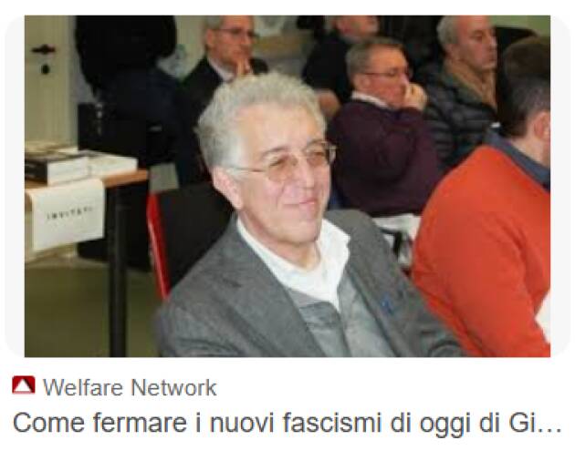 Ricorre l'81° anniversario Liberazione  dal Nazifascismo | Gian Carlo Corada