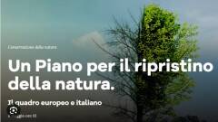 Ripristino della Natura, Pollini: Pubblicato il Piano Nazionale.