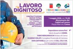  Cgil-Cisl-Uil Cremona  PRIMO MAGGIO: IL LAVORO DIGNITOSO SI DIFENDE
