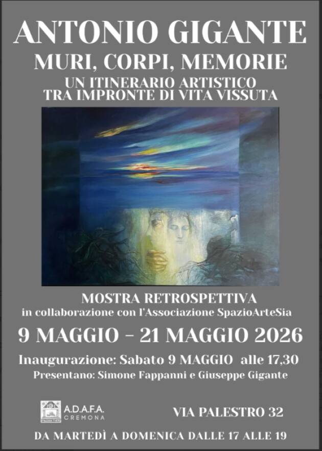 I MURI DI ANTONIO GIGANTE IN MOSTRA ALL’ADAFA 