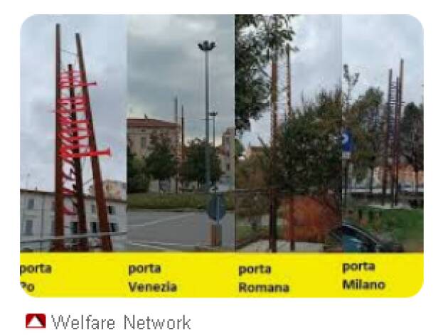 PORTESANI E BELTRAMI: TOTEM, SERVE LA RIMOZIONE DAGLI INGRESSI DELLA CITTÀ.