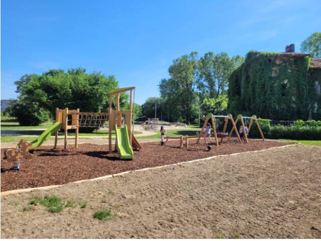  Nuovi giochi al Parco della Pierina: completata l’area per i più piccoli In arrivo