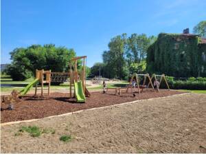  Nuovi giochi al Parco della Pierina: completata l’area per i più piccoli In arrivo