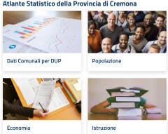 E’ on line sul sito della Provincia l'Atlante statistico della Provincia di Cremona