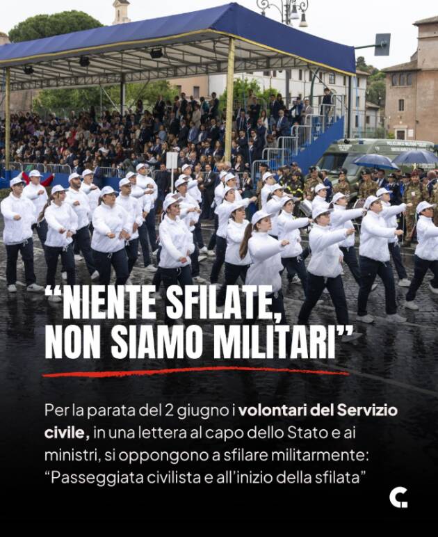 Volontariato Niente sfilate, non siamo miltari