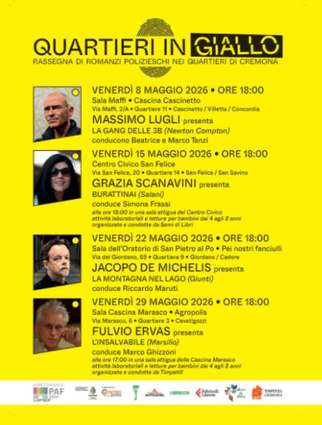 Quartieri in Giallo, buona la prima al Cascinetto