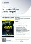 Il Politecnico aderisce  all'iniizativa ' Le università per Giulio Regeni'