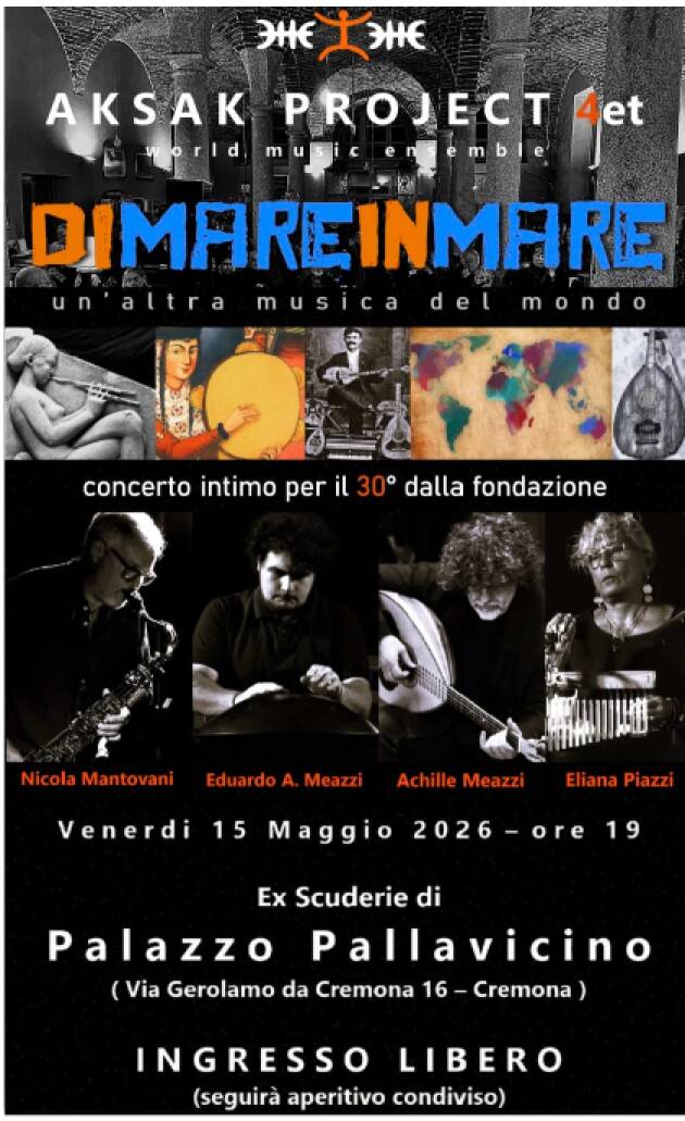 (CR) Concertino di Mare in Mare , un altra musica del mondo 