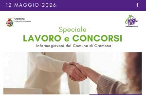 SPECIALE LAVORO CONCORSI Cremona, Crema, Soresina, Casal.ggiore | 12 maggio 2026