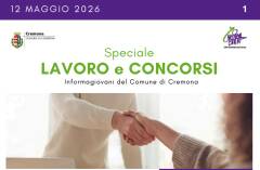SPECIALE LAVORO CONCORSI Cremona, Crema, Soresina, Casal.ggiore | 12 maggio 2026