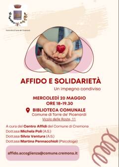 Torre - “Affido e Solidarietà”: un incontro sull’accoglienza familiare