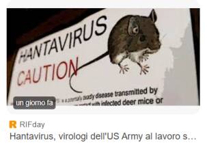 Anziani AMSI-UMEM, ALLARME VIRUS SULLE CROCIERE