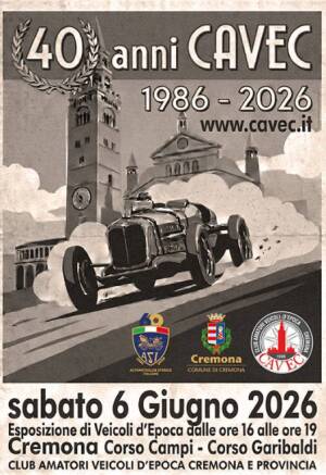 Cremona 40 anni CAVEC - Sabato 6 giugno 2026