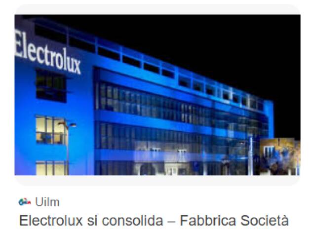 (MI) Electrolux – M5S LOMBARDIA:  con i lavoratori per difendere i loro diritti!