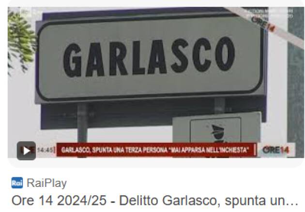 Basta parlare di Garlasco I cittadini non ne possono più | Francesco Lena