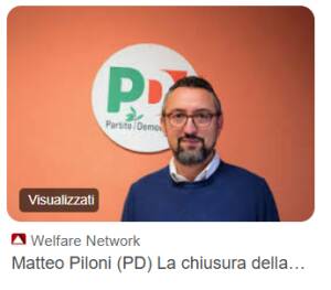Bloccate le nuove domande per disabilità e non autosufficienza | Matteo Piloni (PD)