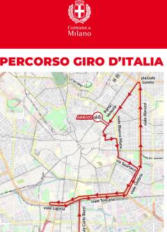 GIRO D’ITALIA. DOMENICA 24 MAGGIO TORNA A MILANO: