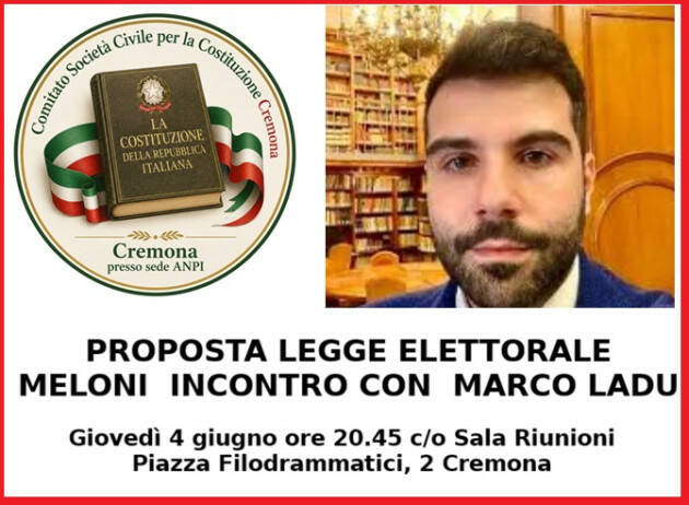 PROPOSTA LEGGE ELETTORALE MELONI INCONTRO CON MARCO LADU