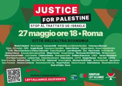 Justice For Palestine STOP AL TRATTATO UE-ISRAELE