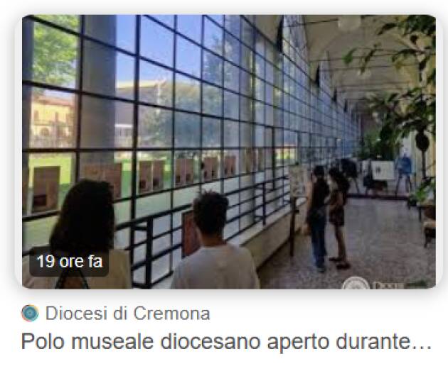 Aperture Polo Museale della Diocesi di Cremona per il ponte del 2 giugno