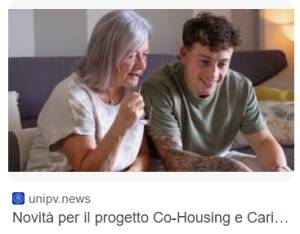 Anziani ANP-CIA Lombardia: 'Co-housing e caring  tra giovani e anziani'