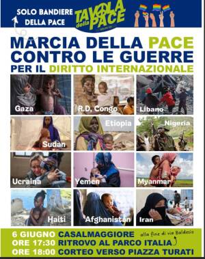 Manifestazione per la pace 6 giugno 2026 - Casalmaggiore