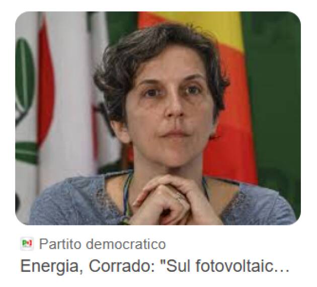 Energia: Corrado (PD), no a fondi coesione per coprire distorsioni mercato.