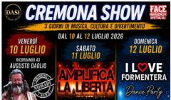 Cremona Show 2026 al Parco di Porta Mosa 10-11-12  luglio 2026