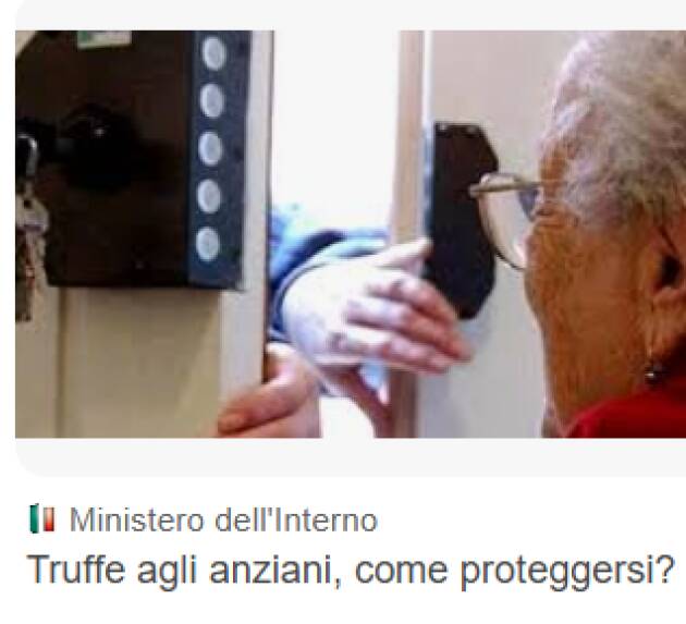 (CR) Truffe ai danni degli anziani, approvato dalla Giunta il progetto