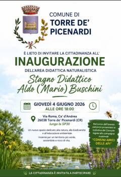A CA’ D’ANDREA NASCE LO 'STAGNO DIDATTICO ALDO (MARIO) BUSCHINI'