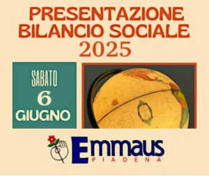 Emmaus Presentazione del bilancio sociale 2025