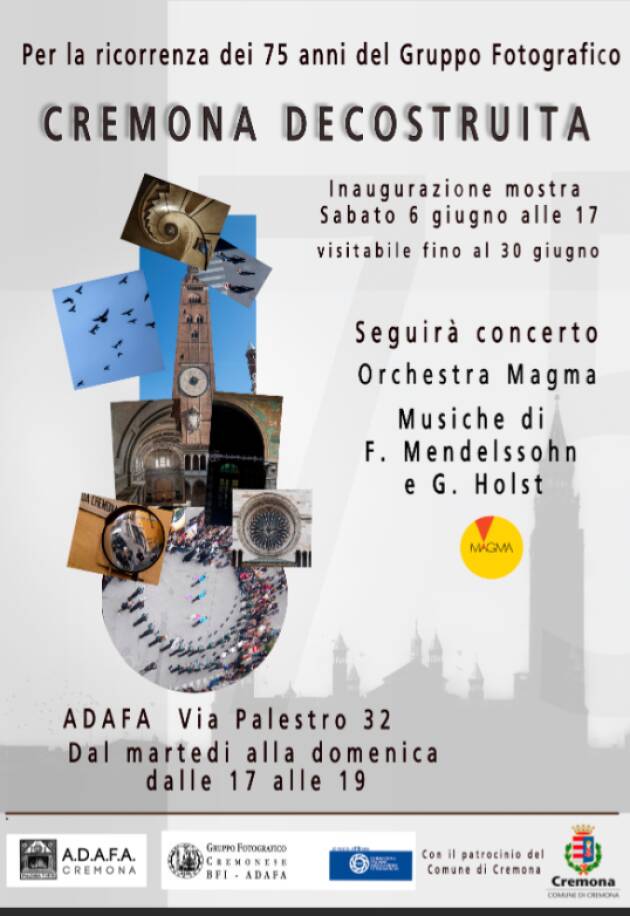 ADAFA mostra fotografica 'Cremona decostruita'