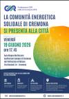 LA COMUNITA’ ENERGETICA RINNOVABILE (CER) DI CREMONA  SI PRESENTA ALLA CITTÀ  