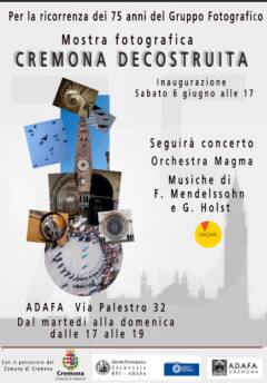 Sabato 6 giugno, fotografia e musica si incontrano in Adafa. Alle 17