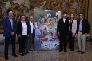 (MI) CULTURA. LA LOCANDINA ORIGINALE DI “VOLERE VOLARE” DONATA A MAURIZIO NICHETTI